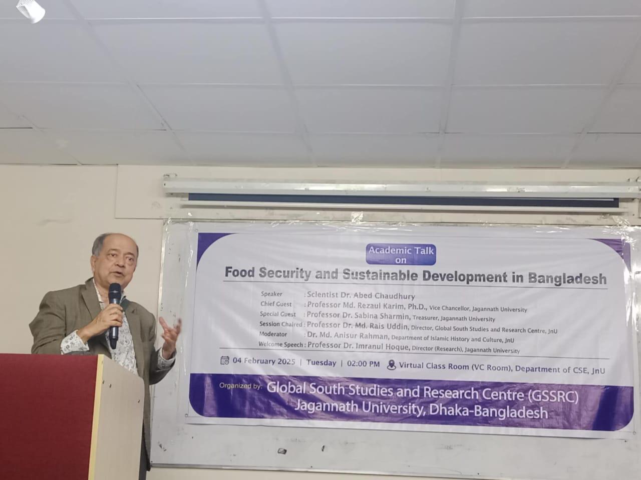 দেশে প্রতিভার মূল্যায়ন হয়‌ না: বিজ্ঞানী আবেদ চৌধুরী